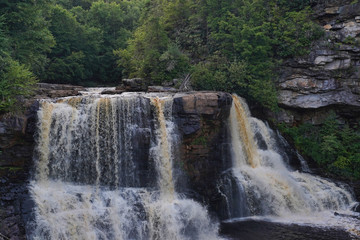 Spectacular Blackwater Falls located in West Virginia.