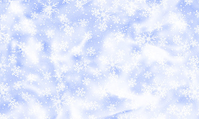 Falling snow background. Vector illustration