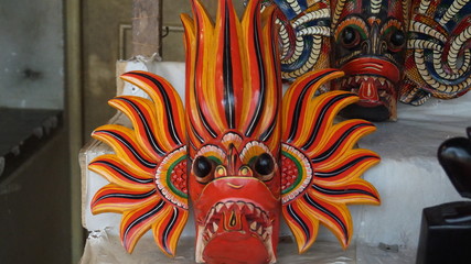 Sri lankan traditional devil mask