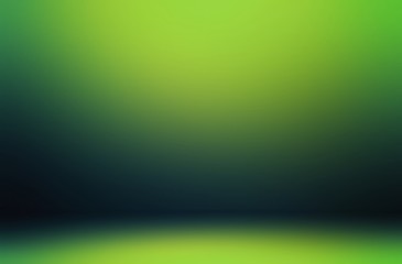 3d background dark green. Mystery low light and deep shades. Abstract studio illustration. Natural tints gradient. Smooth empty wall texture.