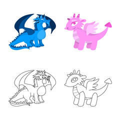 Vector design of legend and halloween logo. Set of legend and history stock vector illustration.