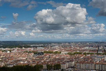 Vue sur la ville de Lyon