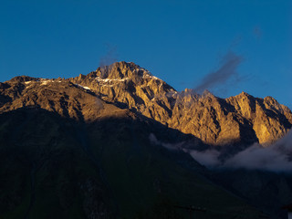 Fototapeta premium Mountain Landscape In The Evening