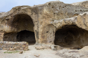 Ancient buildings in Georgia. Cave City, Cave Town
