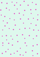 Abstract seamless pattern with Circle in Soft gradient pastel background in sweet color - Vector Illustration