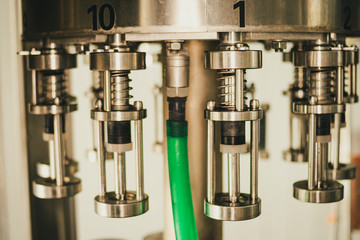 Corker machine in wine cellar in Spain