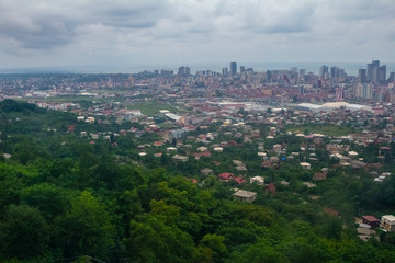 Fototapeta na wymiar City Landscape, View From Above. 