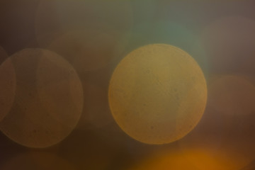 Night Buildings Out Of Focus