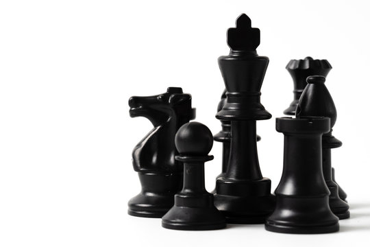 chess isolated on white