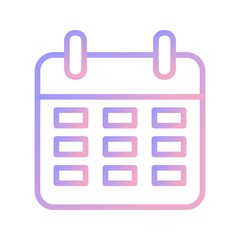  Calander Vector Icon With White Background