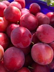 background of red apples