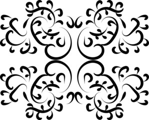 Vintage baroque ornament  vector pattern for greeting cards and wedding invitations