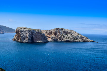 Panoramic View of Isle Laïla, Moroccan Coast Belyounech City, Morocco