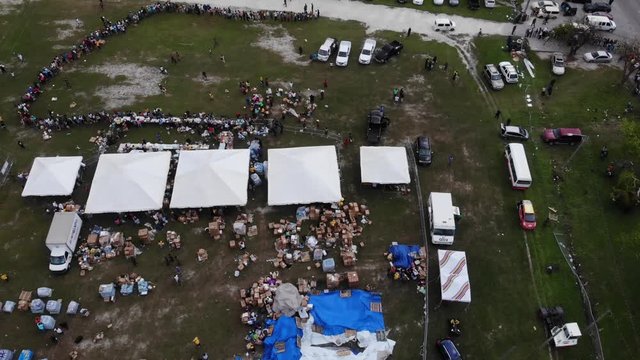 Grand Bahama Hurricane Dorian Reliefs Food Goods Giveaway Events. Bahamas