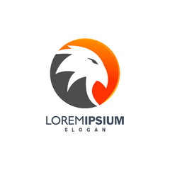 eagle logo design illustration