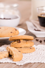 Chocolate chip cookies. 