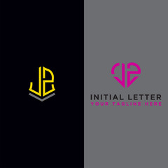 Inspiring logo design Set for companies from the initial letters of the JZ logo icon. -Vectors