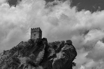Roccascalegna, The medieval castle. The castle of Roccascalegna is a defensive structure located in...