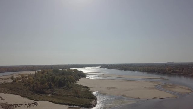 Wisła i ujście rzeki Świder