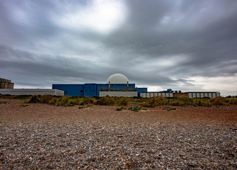 Fototapeta na wymiar Sizewell Nuclear Power Station Suffolk