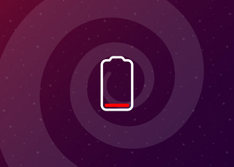 Battery Full Low Empty Charging Smartphone Fully Charged Vector Illustration