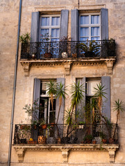 Fototapeta na wymiar Façade de Montpellier
