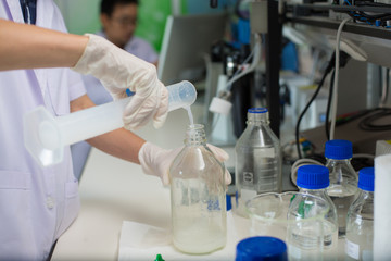 Researchers or students have conducted research in the laboratory.