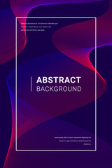 Vertical futuristic blue and red abstract background