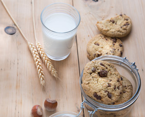 Cookies et verre de lait - Milk