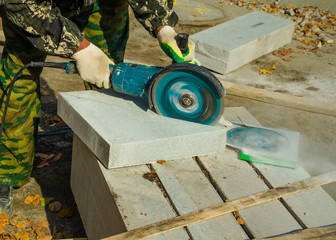 Granite cutting tool.Disk for sawing stone.