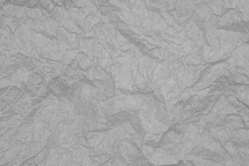 Gray textured wrinkled paper material background