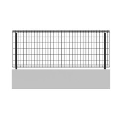 Fence isolated on White 3D Rendering