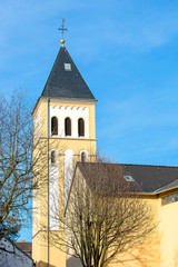 Fototapeta premium St. Ursula church (St. Ursula Kirche) Grafenberg Dusseldorf (Düsseldorf) North Rhine-Westphalia Germany