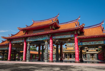 Chinese shrine and temple in Bangkok, Thailand
