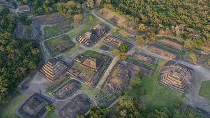 Pyramids El Tajín an ancient town in Veracruz Mexico is a beautiful UNESCO archeological site. Religious temples, pyramids and town served to Totonacas tribe.