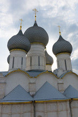 Domes of the assumption Cathedral of the Rostov Kremlin