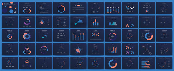 Infographic vector brochure elements for business illustration