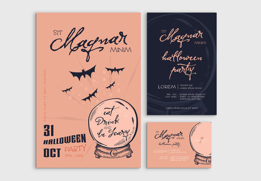 Halloween Event Promotion Set Layouts