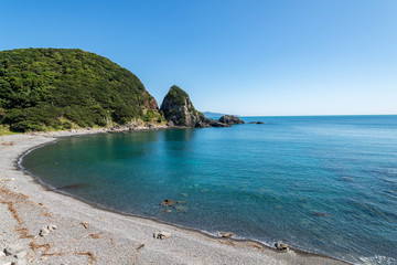 高知県土佐清水市、叶崎付近の海岸