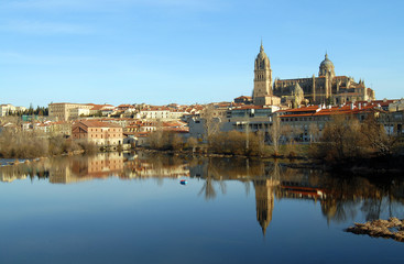 Fototapeta na wymiar Views and places of Salamanca. Spain