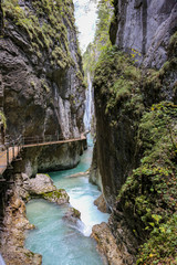 Wassersteig der Leutaschklamm in Mittenwald