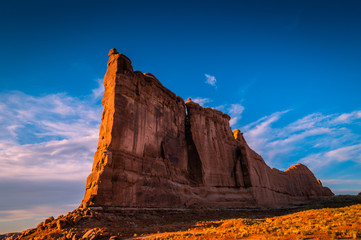 Arches National Park At Sunset