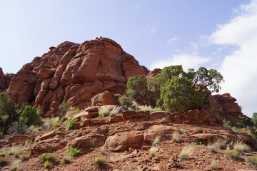 Red Rocks and Blue Sky in American West