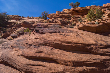 Red Rocks and Blue Sky in American West