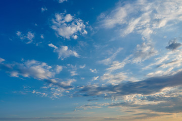 Fototapeta premium blue sky and clouds