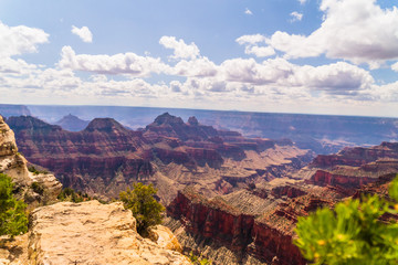 Amazing view over the Grand Canyon in Utah USA