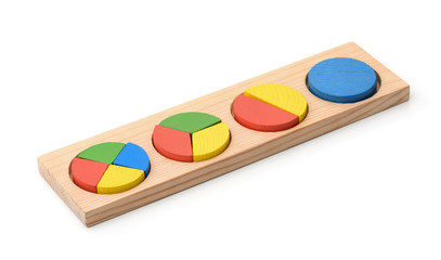 Wooden shape sorter puzzle toy