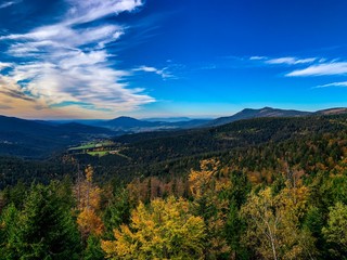 Herbstblick in den Lamer Winkel