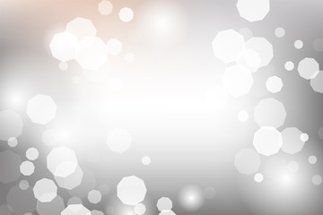 Colorful blury glowing background. Vector holiday banner with lights and bokeh texture. Winter seasonal soft backdrop.