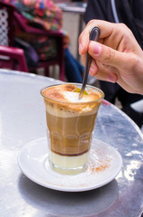 Barraquito - coffee of Canary Islands